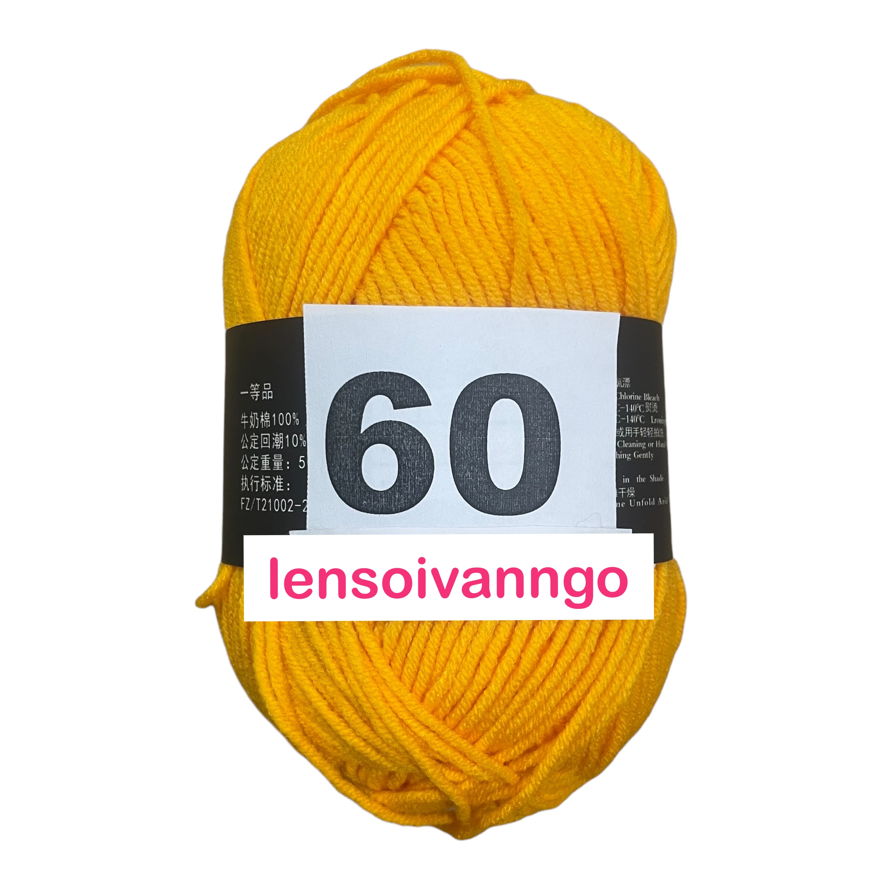 Len Milk Cotton 50gr (mác đen) (26276)