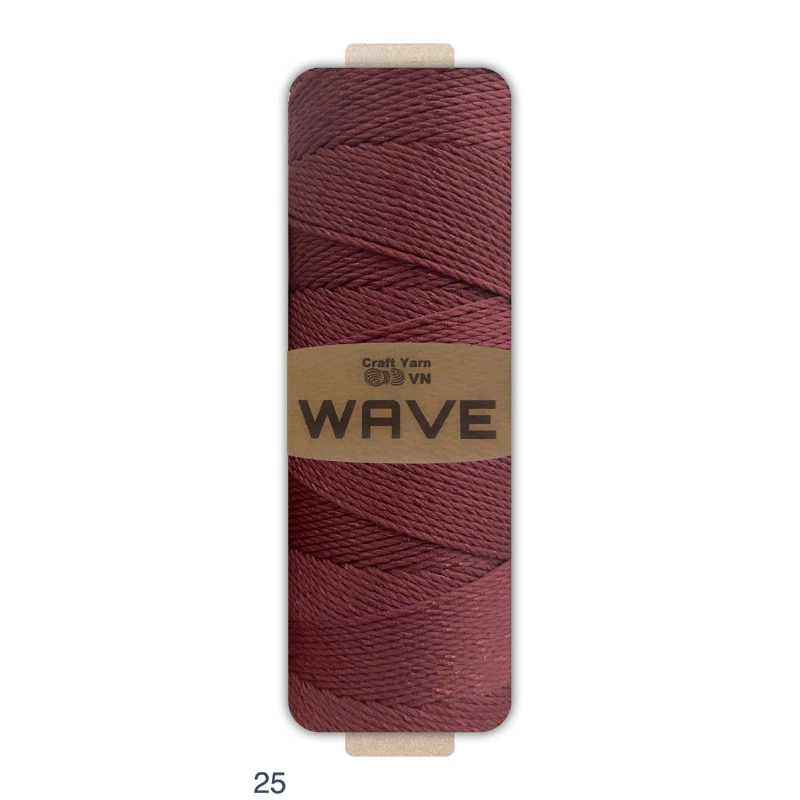 Sợi WAVE Craftyarn VN móc túi/mũ (cuộn 125gr) (26268)