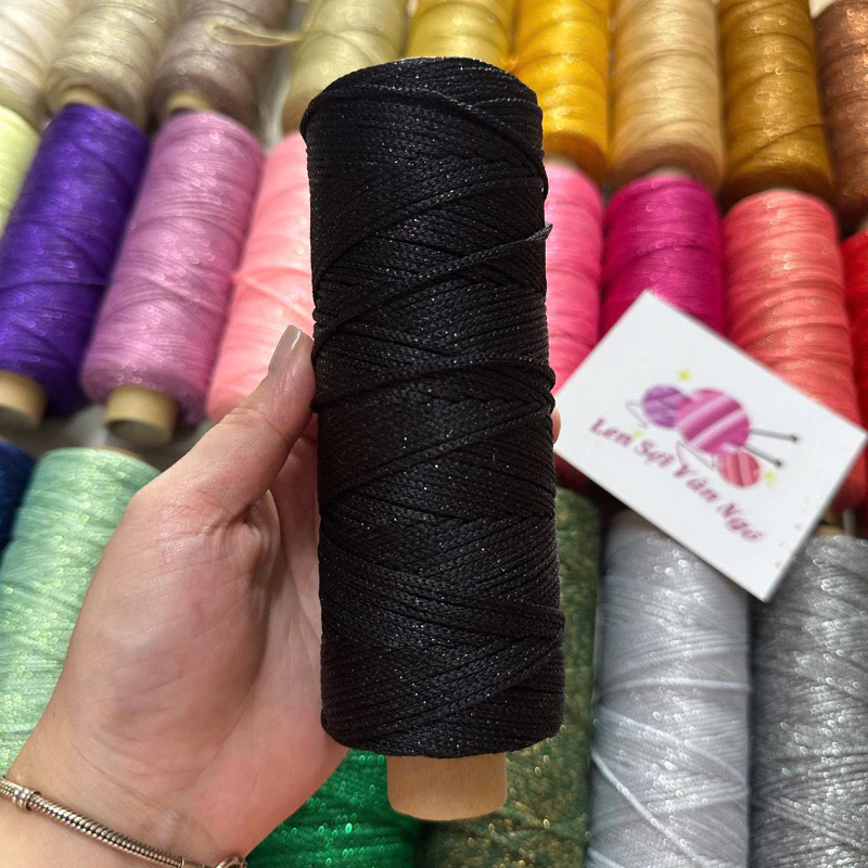 Sợi dệt kim tuyến 2mm Craftyarn VN (cuộn 125gr) (26265)