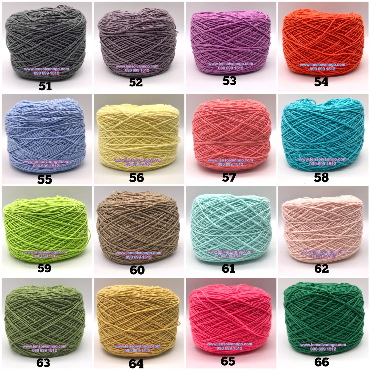 Sợi Cotton Việt Nam 1mm (cuộn 100gr) (26255)