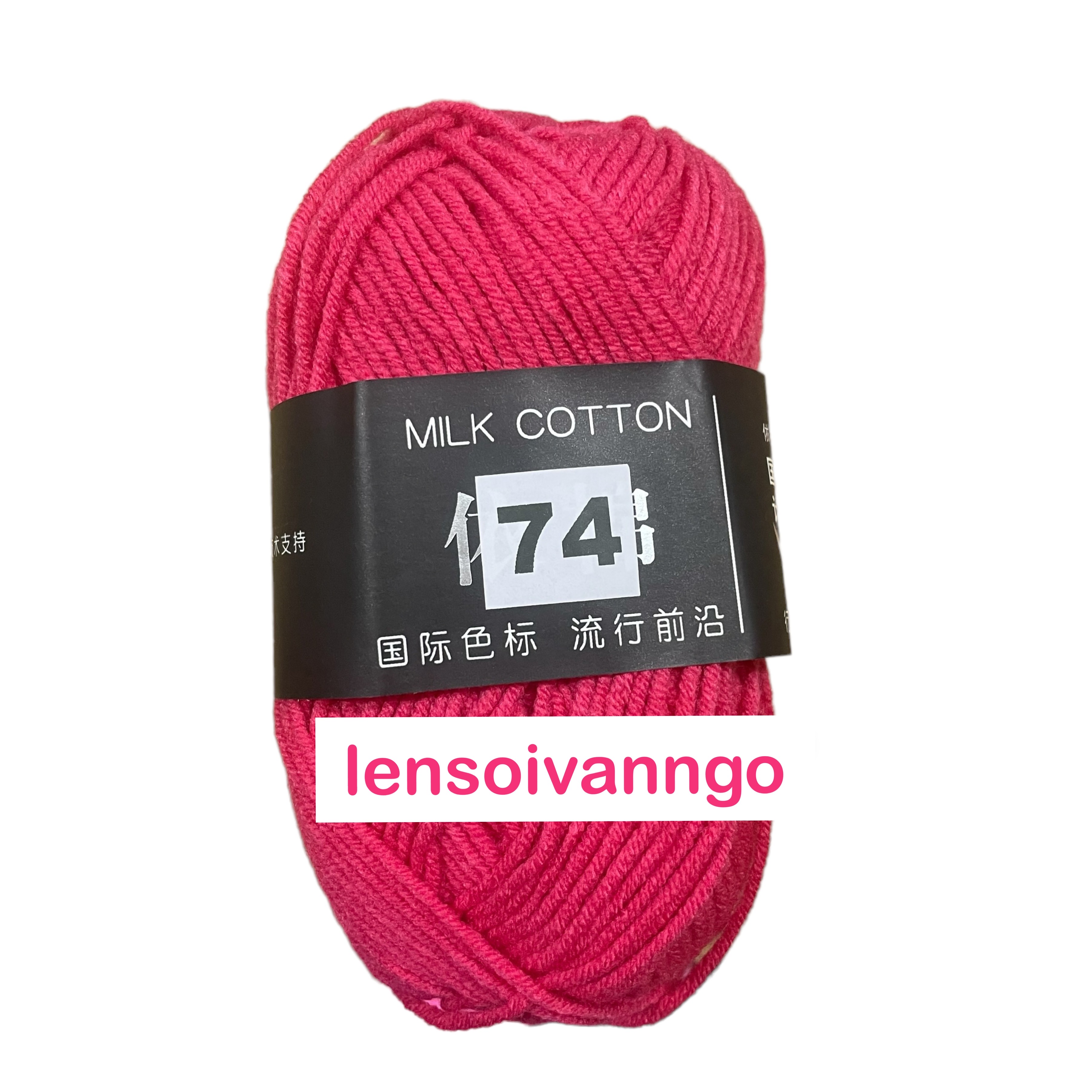 Len Milk Cotton 50gr (mác đen) (26276)