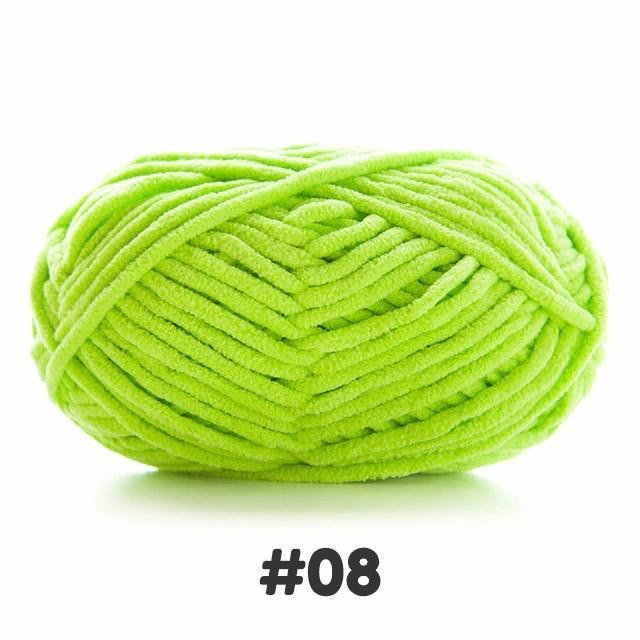 Len nhung mèo móc thú bông (cuộn 50gr) (26304)