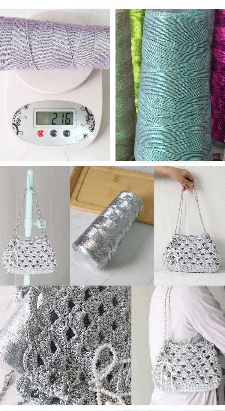 Sợi Fever lấp lánh 1mm móc túi xách