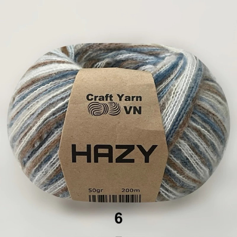 Len HAZY Craftyarn VN (cuộn 50gr) (26334)