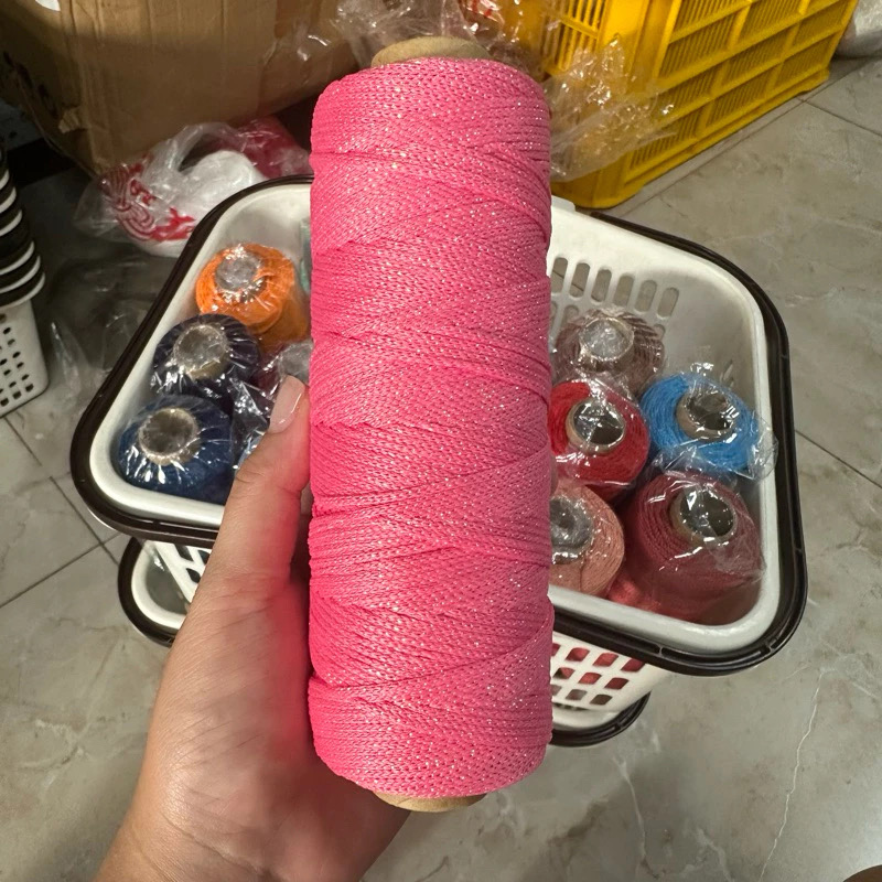 Sợi dệt kim tuyến 2mm Craftyarn VN (cuộn 125gr) (26265)