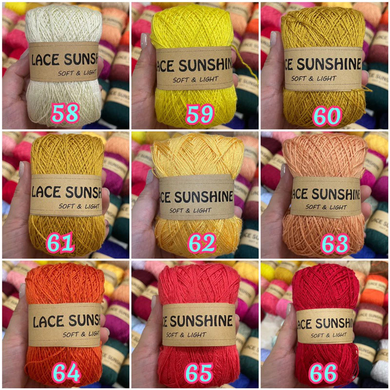 Sợi Lace Sunshine (cuộn 100gr) (26257)