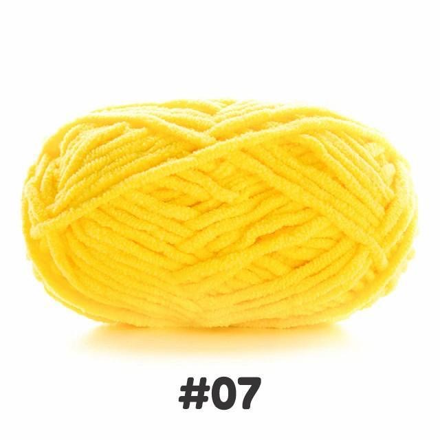 Len nhung mèo móc thú bông (cuộn 50gr) (26304)