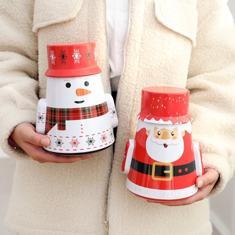 Hộp decor hình ông già Noel / người tuyết (26055)