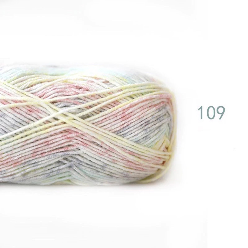 Len Baby Yarn màu loang (cuộn 40gr) (26281)