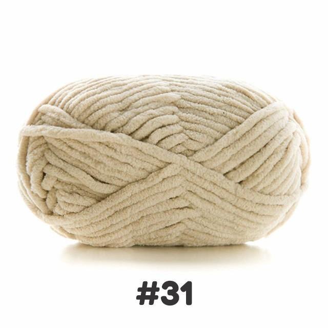 Len nhung mèo móc thú bông (cuộn 50gr) (26304)