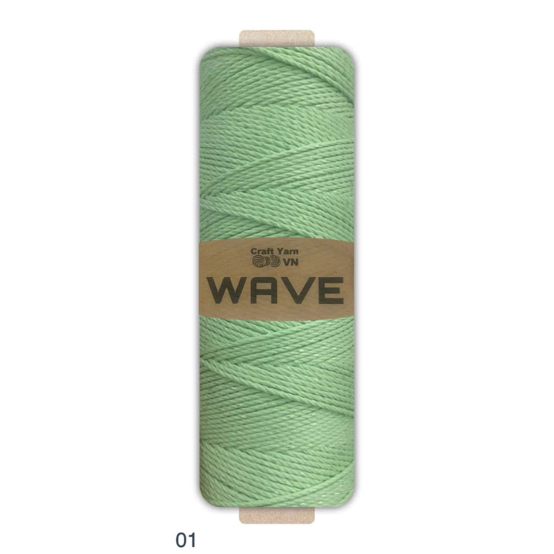 Sợi WAVE Craftyarn VN móc túi/mũ (cuộn 125gr) (26268)