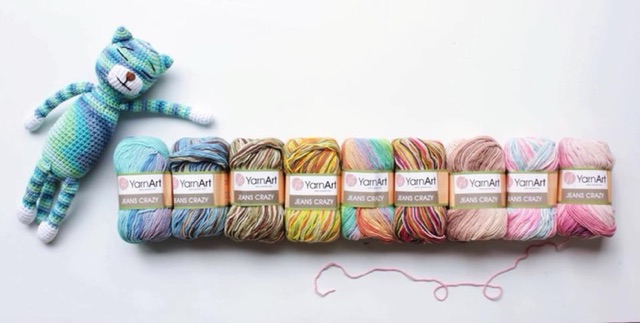 Len YarnArt JEANS CRAZY Thổ Nhĩ Kỳ (cuộn 50gr) (26314)