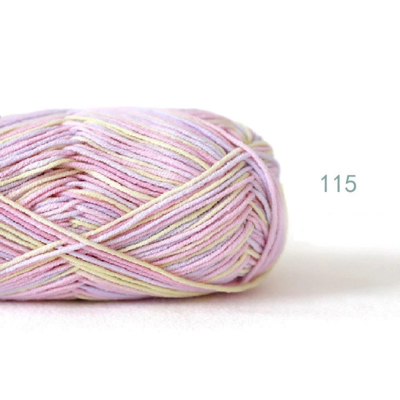 Len Baby Yarn màu loang (cuộn 40gr) (26281)