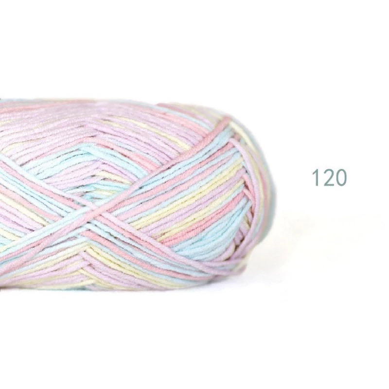 Len Baby Yarn màu loang (cuộn 40gr) (26281)