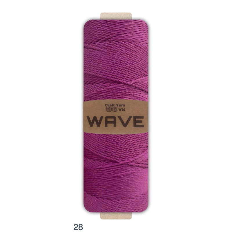 Sợi WAVE Craftyarn VN móc túi/mũ (cuộn 125gr) (26268)