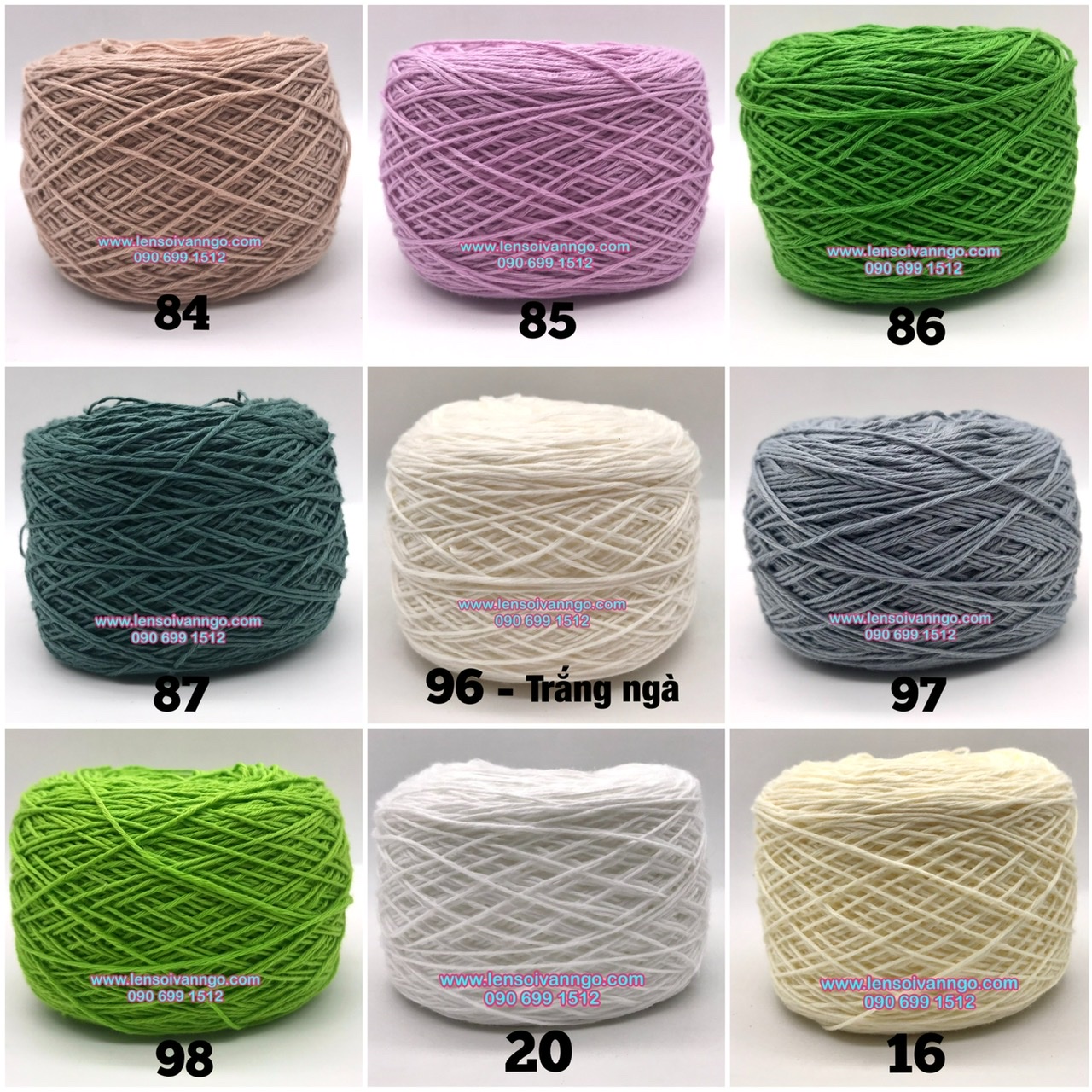 Sợi Cotton Việt Nam 1mm (cuộn 100gr) (26255)