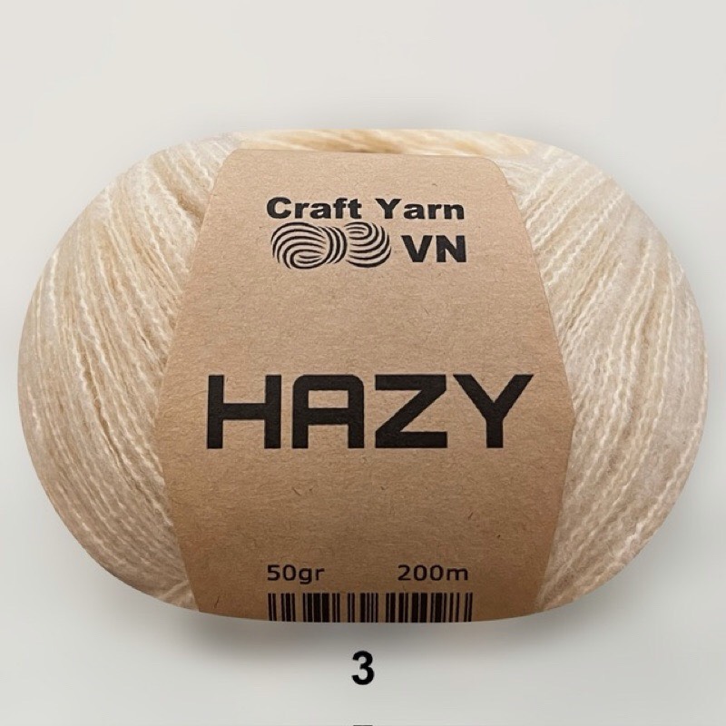 Len HAZY Craftyarn VN (cuộn 50gr) (26334)