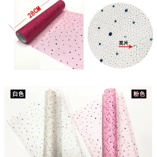 Vải voan kim tuyến làm váy Tu Tu (25cm x 45.5cm) (26097)