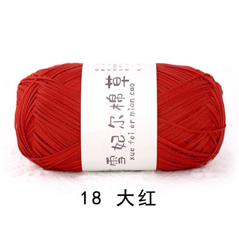 Sợi cỏ Chiffel móc túi, mũ (cuộn 100gr) (26275)