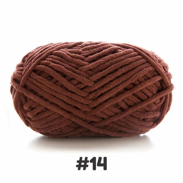 Len nhung mèo móc thú bông (cuộn 50gr) (26304)