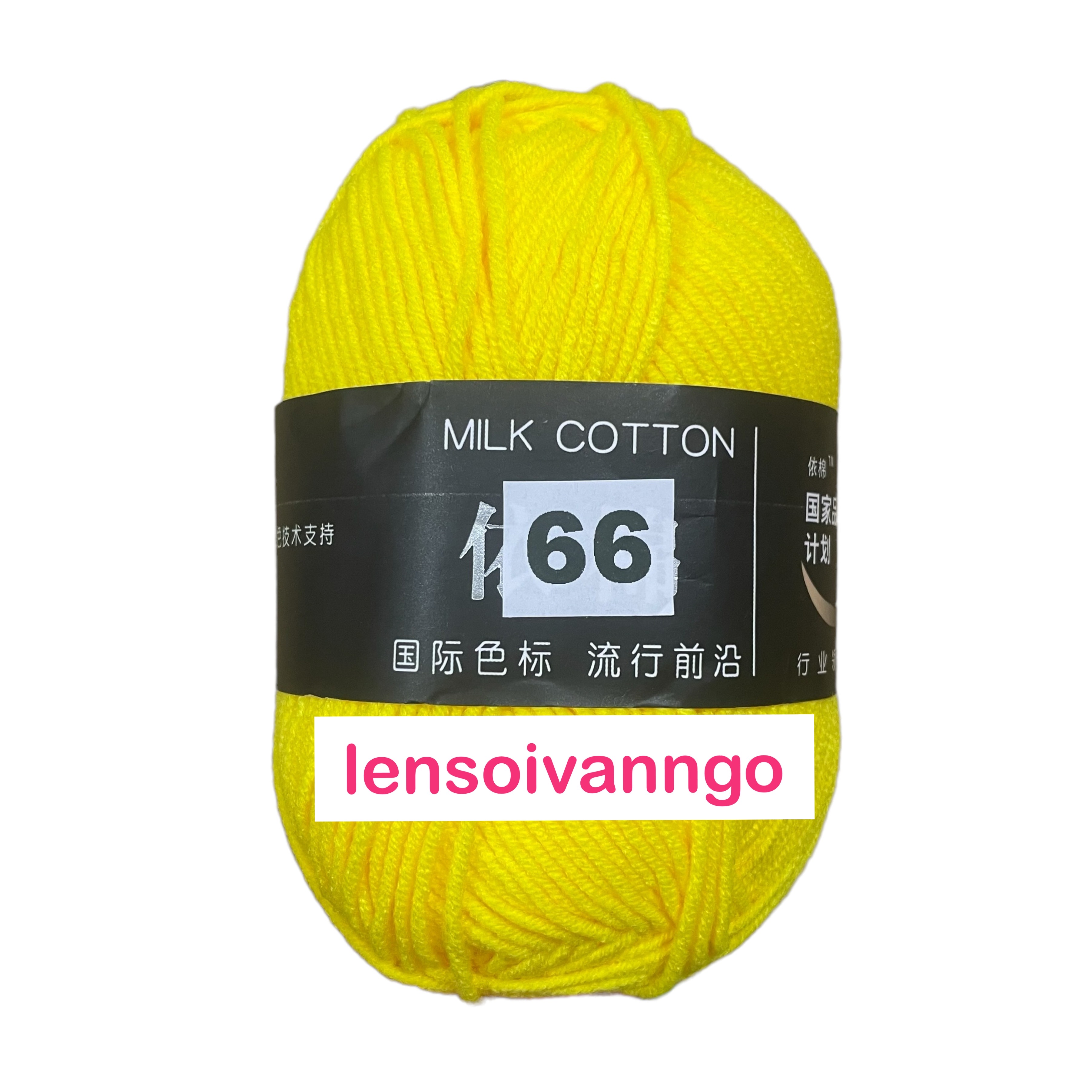 Len Milk Cotton 50gr (mác đen) (26276)