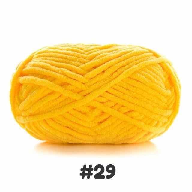 Len nhung mèo móc thú bông (cuộn 50gr) (26304)