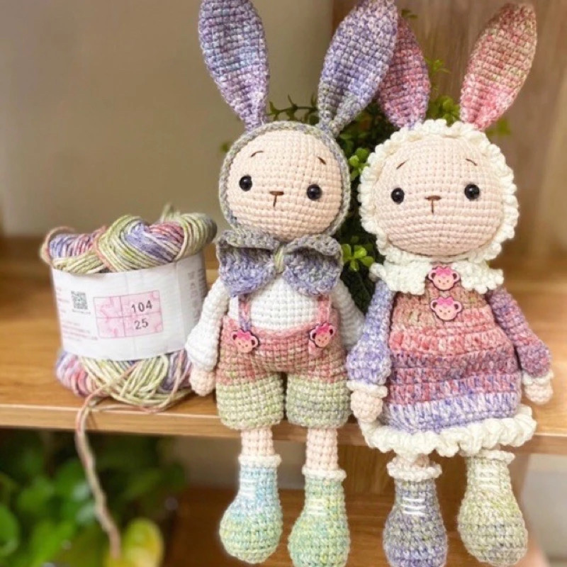 Len Baby Yarn màu loang (cuộn 40gr) (26281)