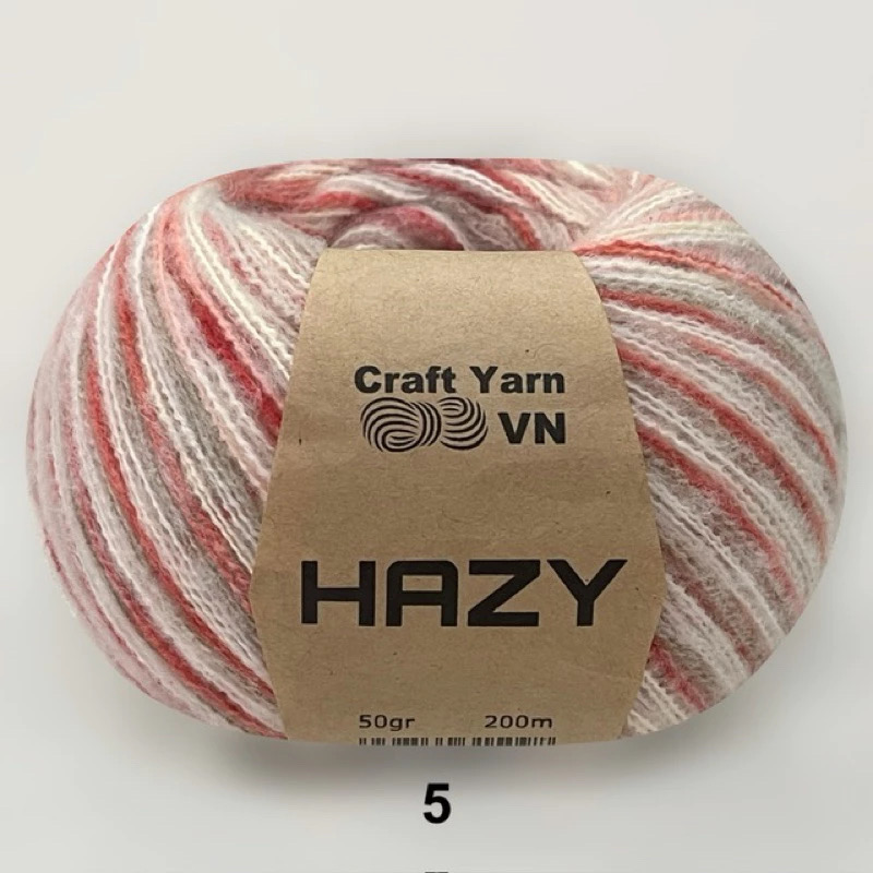 Len HAZY Craftyarn VN (cuộn 50gr) (26334)