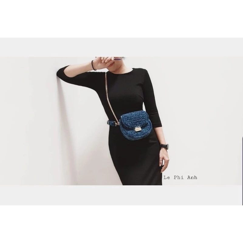 PK túi: Canvas túi bầu (size 19cm) (26187)