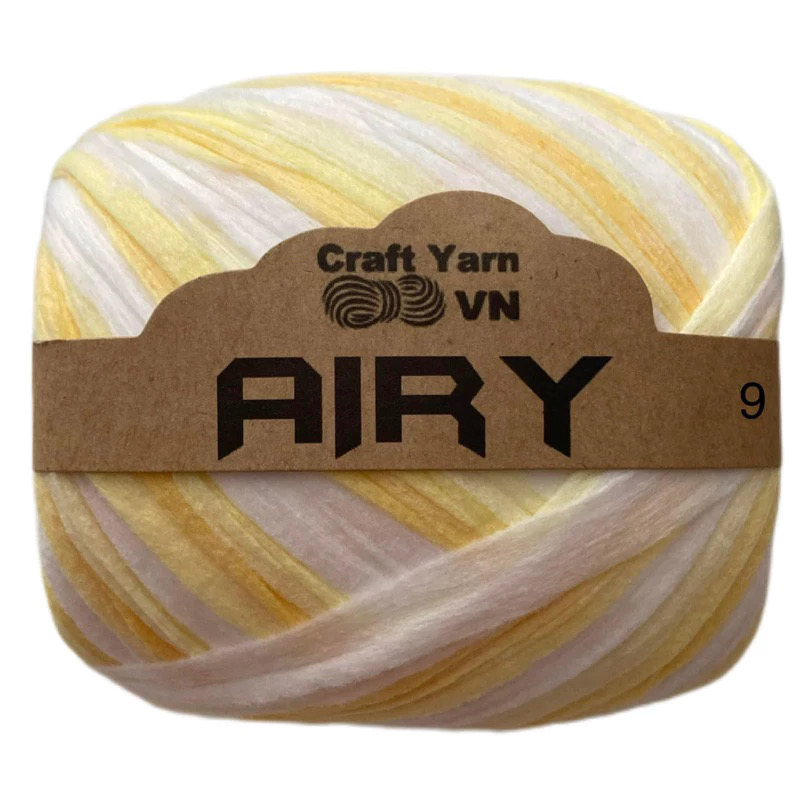 Sợi AIRY màu loang móc túi/mũ hè (cuộn 45gr) (26270)