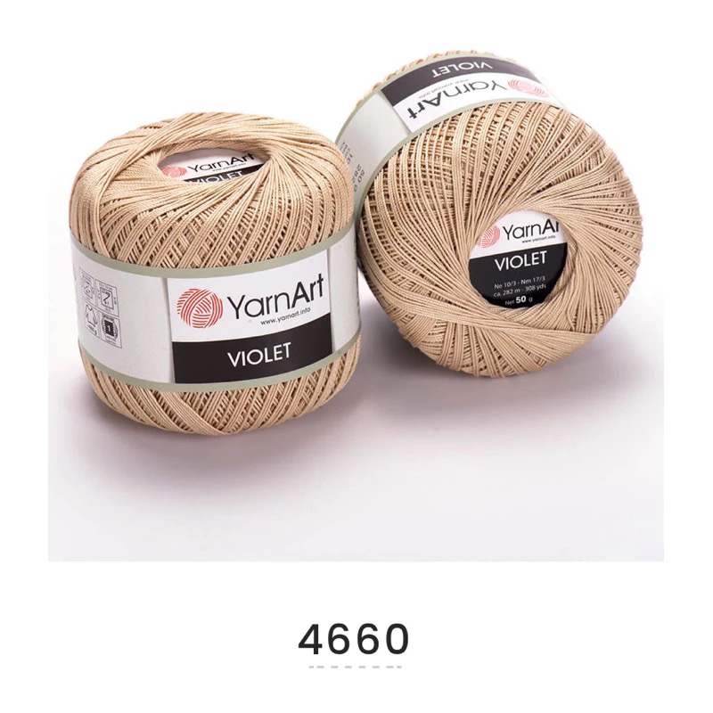 Sợi YarnArt VIOLET Thổ Nhĩ Kỳ (cuộn 50gr) (26322)