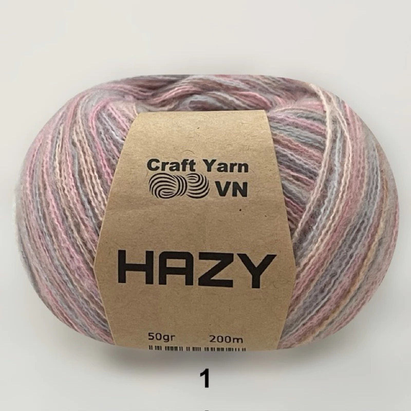 Len HAZY Craftyarn VN (cuộn 50gr) (26334)