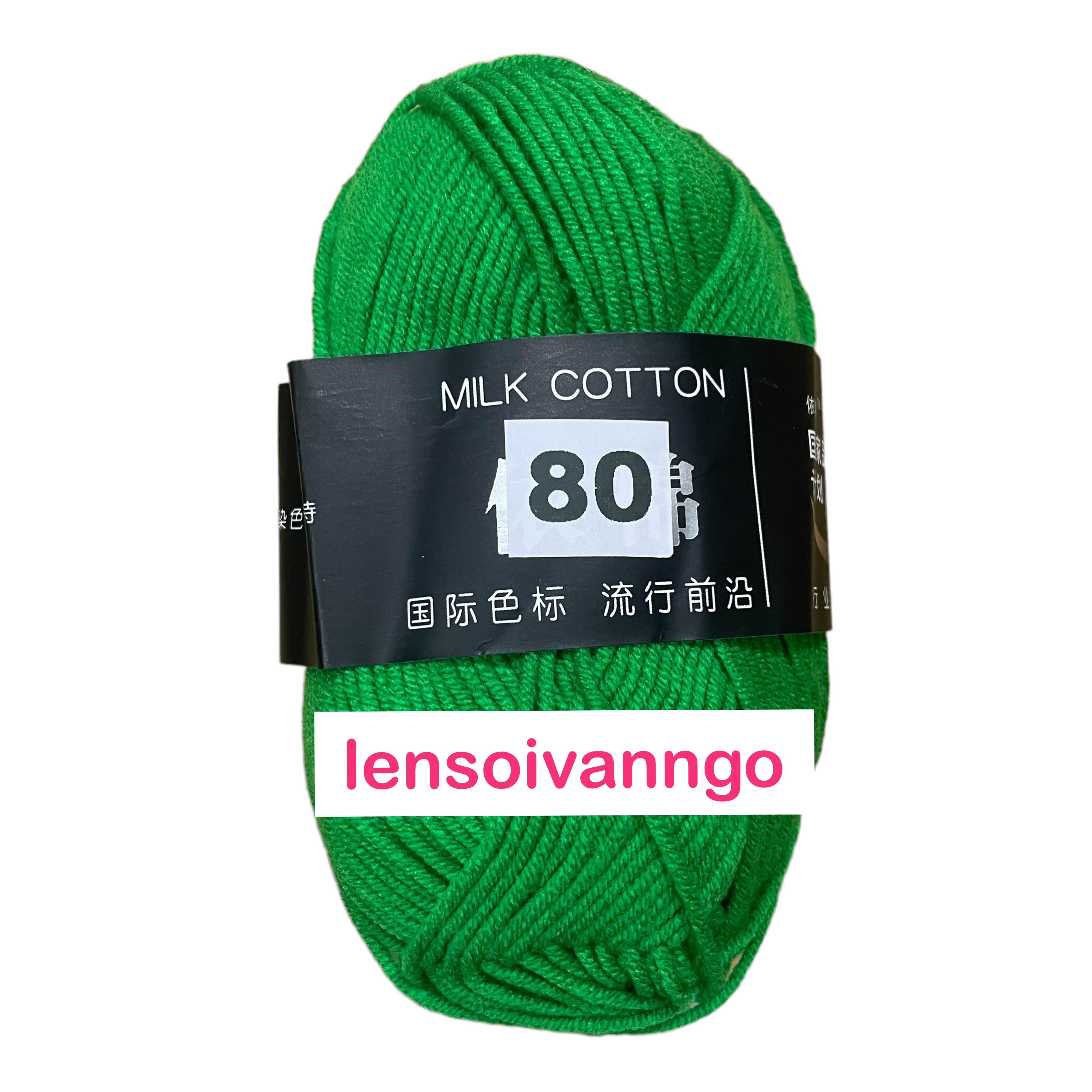 Len Milk Cotton 50gr (mác đen) (26276)