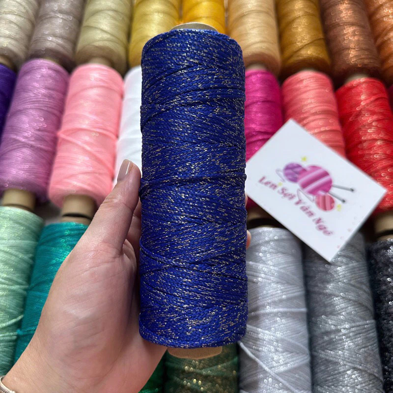 Sợi dệt kim tuyến 2mm Craftyarn VN (cuộn 125gr) (26265)