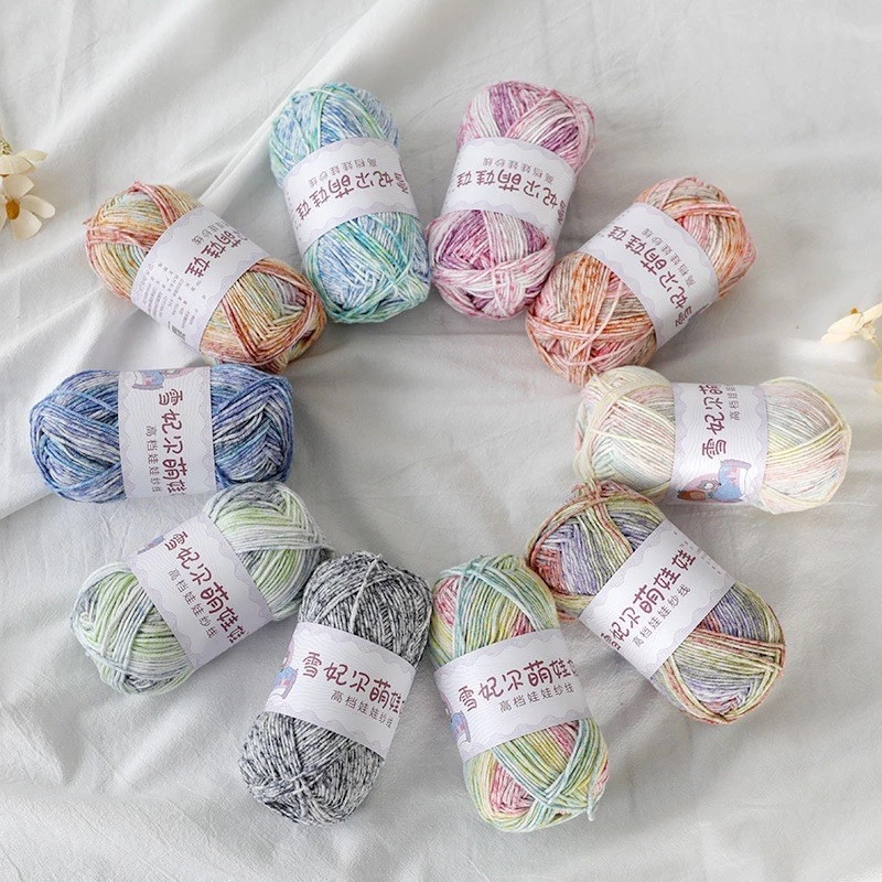Len Baby Yarn màu loang (cuộn 40gr) (26281)