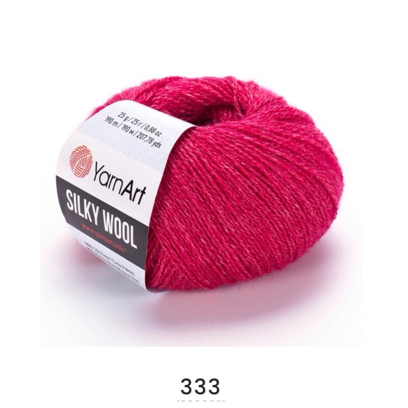 Len YarnArt SILKY WOOL (cuộn 25gr) (26321)