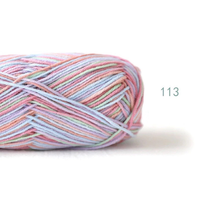 Len Baby Yarn màu loang (cuộn 40gr) (26281)