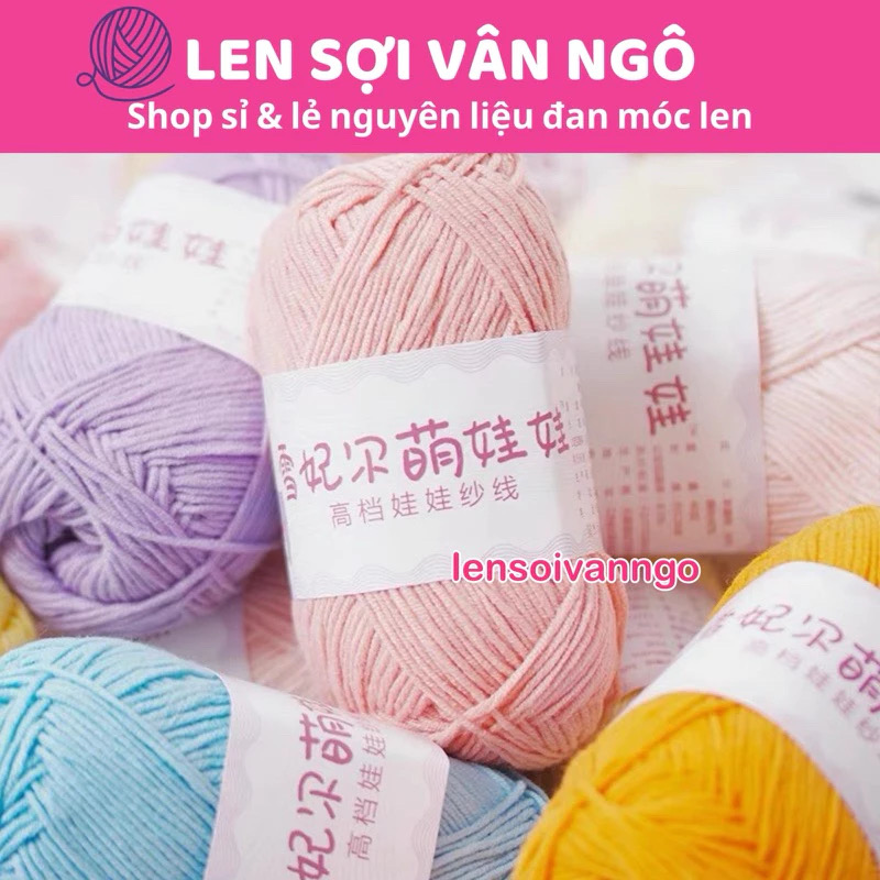 Len Baby Yarn hàng loại 1 (cuộn 40gr) (26280)
