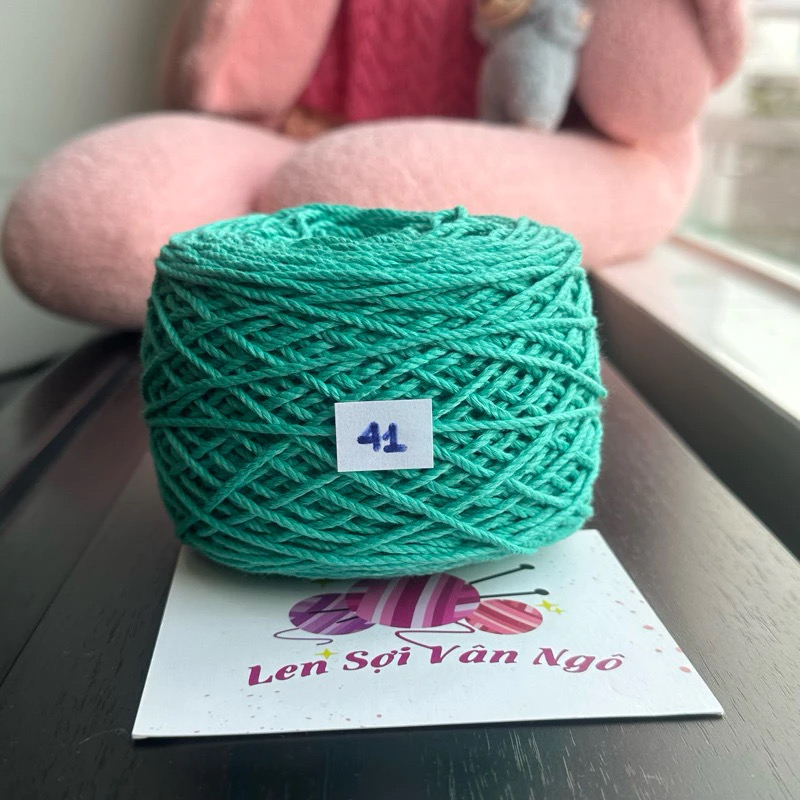 Sợi Macrame Cotton 2mm móc túi, mũ (cuộn 200gr) (26259)