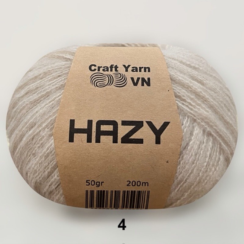 Len HAZY Craftyarn VN (cuộn 50gr) (26334)