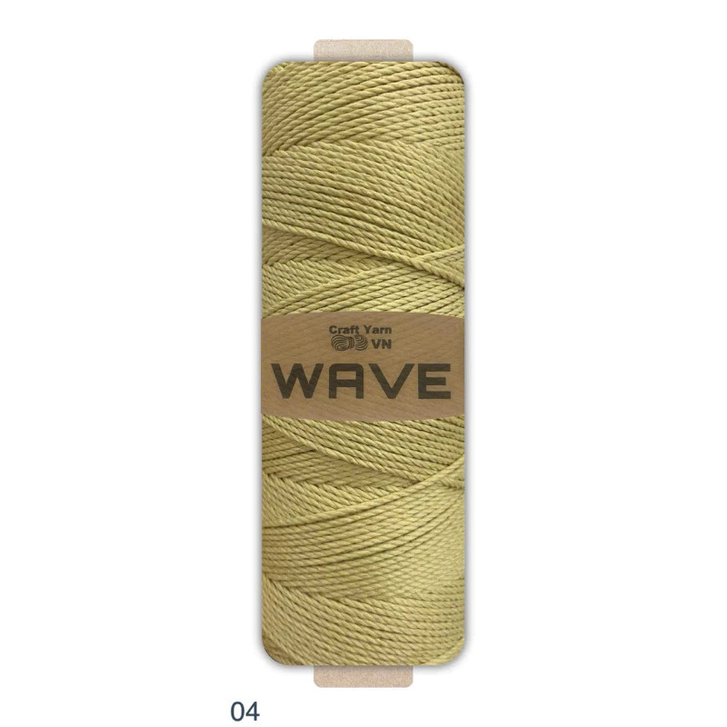 Sợi WAVE Craftyarn VN móc túi/mũ (cuộn 125gr) (26268)