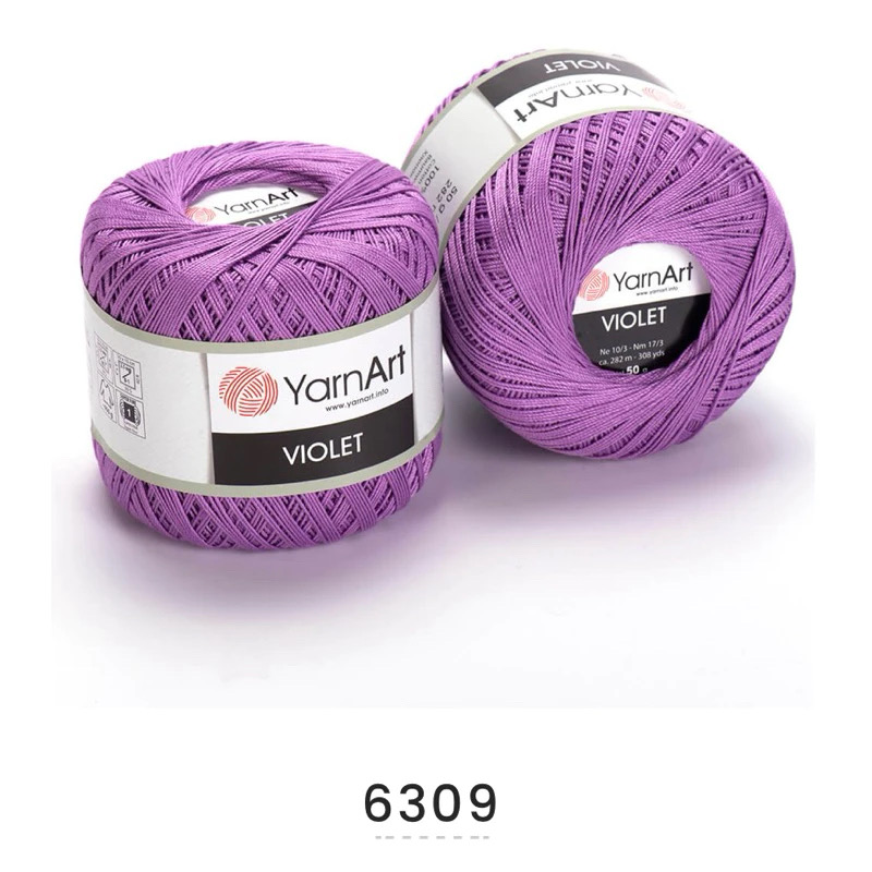Sợi YarnArt VIOLET Thổ Nhĩ Kỳ (cuộn 50gr) (26322)
