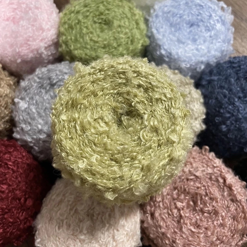 Len xù làm tóc cho búp bê (cuộn 50gr) (26298)