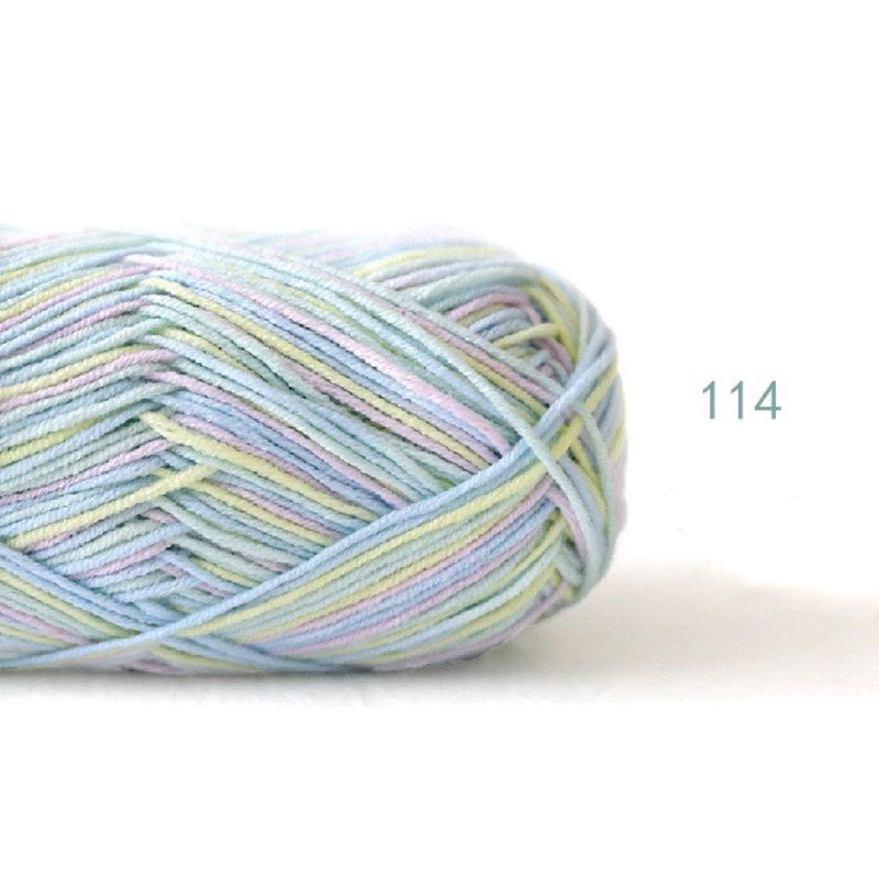 Len Baby Yarn màu loang (cuộn 40gr) (26281)