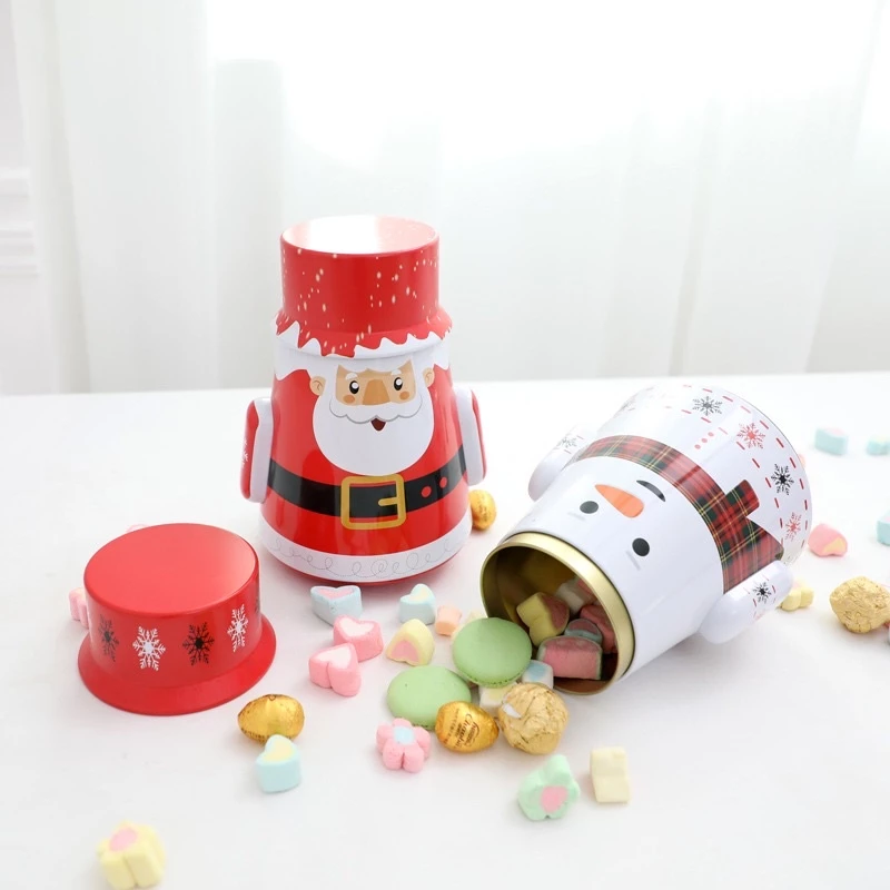 Hộp decor hình ông già Noel / người tuyết (26055)