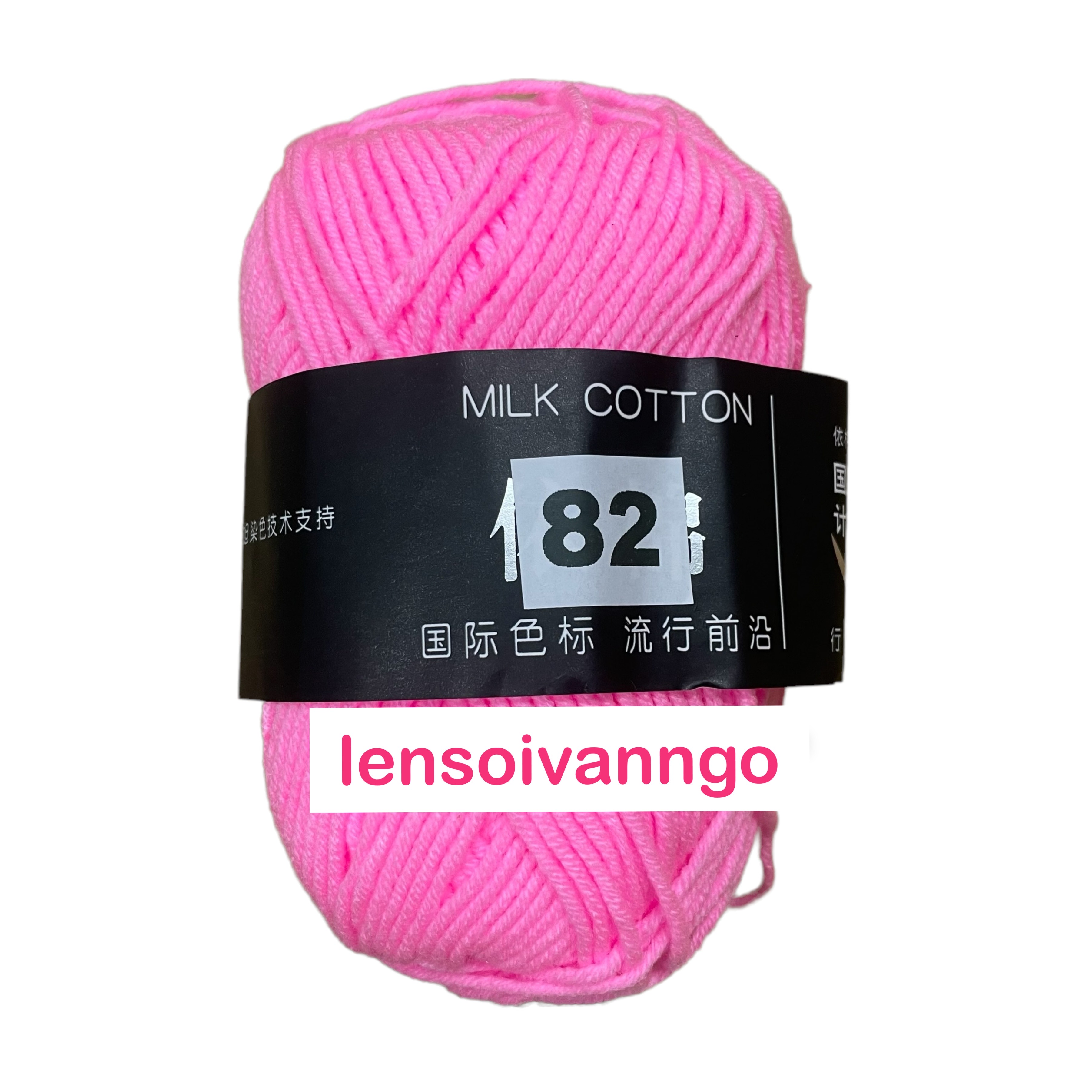 Len Milk Cotton 50gr (mác đen) (26276)