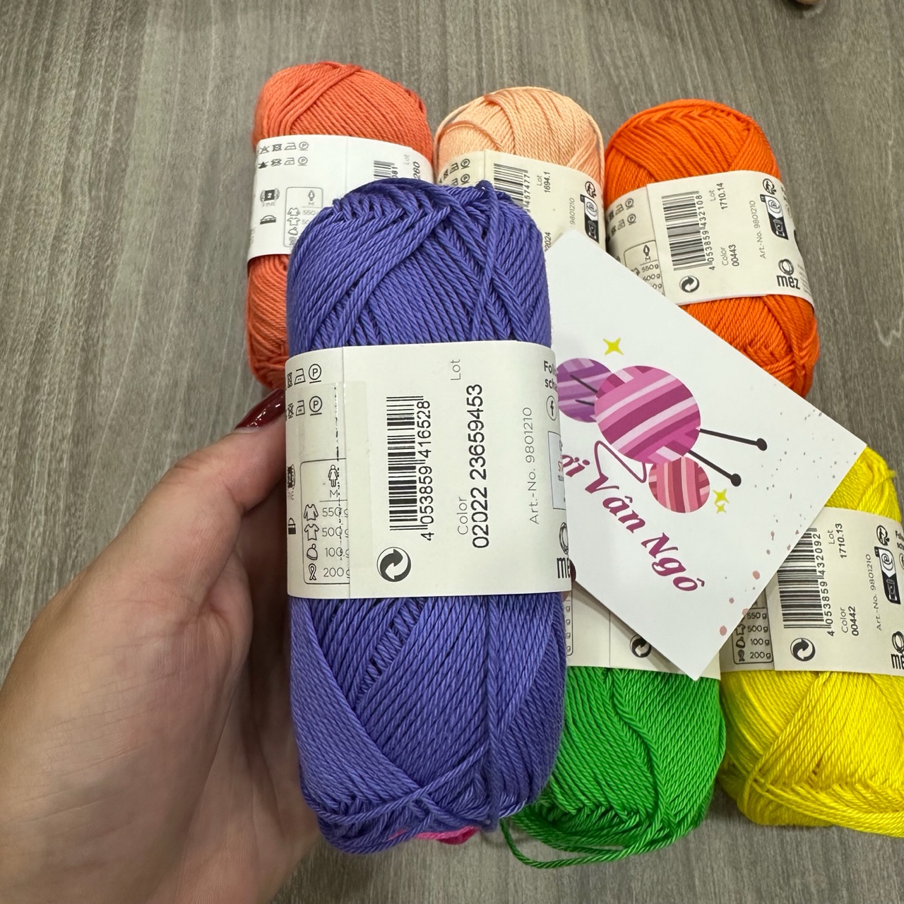 Sợi Catania hãng SCHACHENMAYR nhập khẩu từ Đức (cuộn 50gr) (26330)