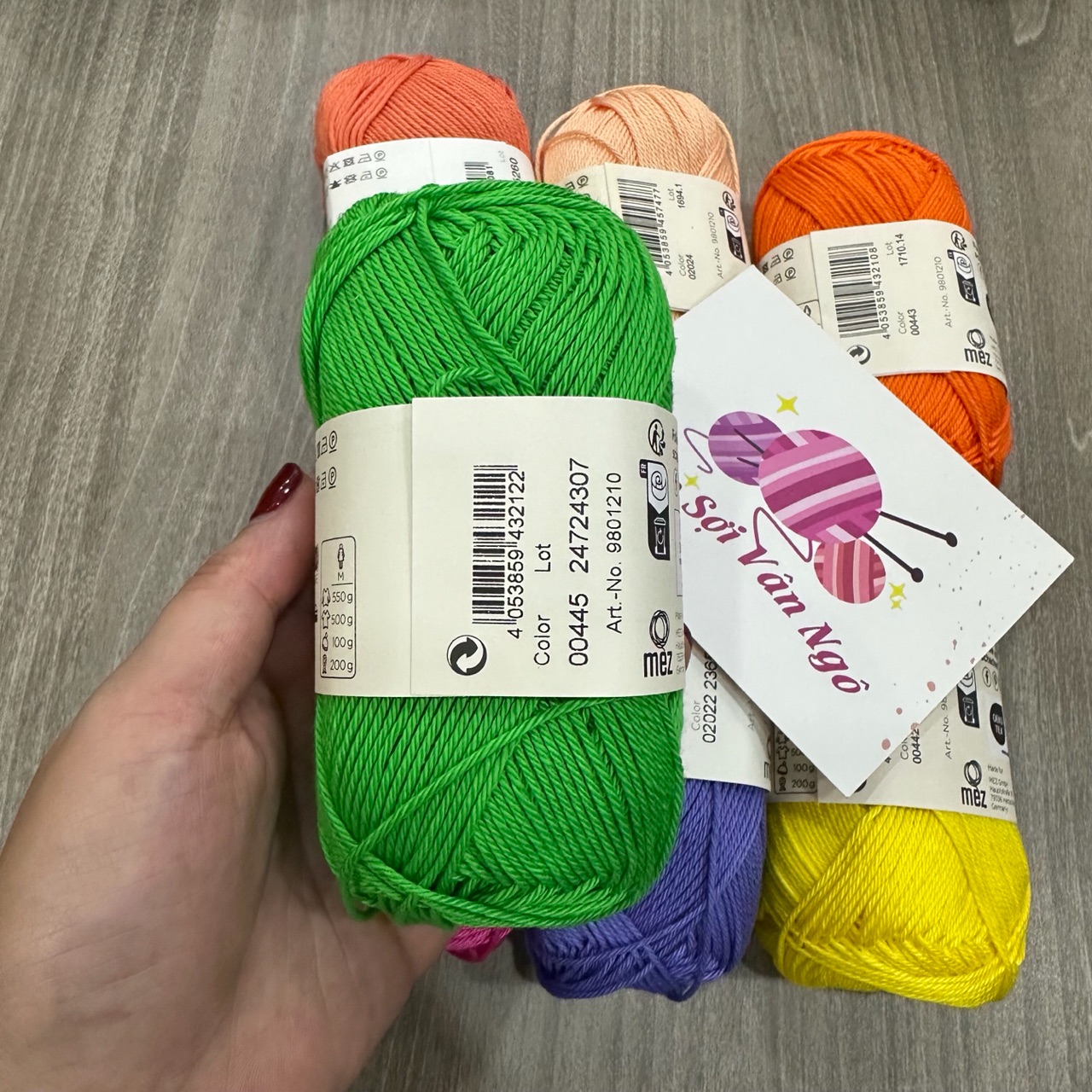 Sợi Catania hãng SCHACHENMAYR nhập khẩu từ Đức (cuộn 50gr) (26330)