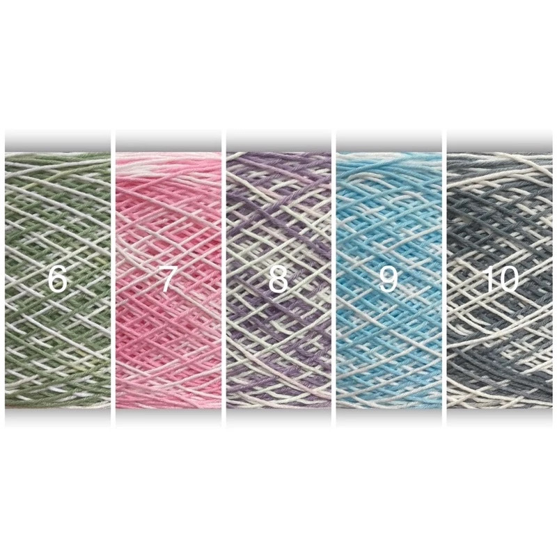 Sợi Cotton Việt Nam 1mm màu loang (cuộn 100gr) (26256)