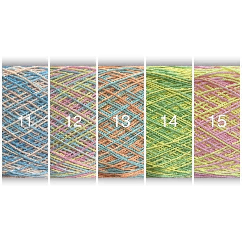 Sợi Cotton Việt Nam 1mm màu loang (cuộn 100gr) (26256)